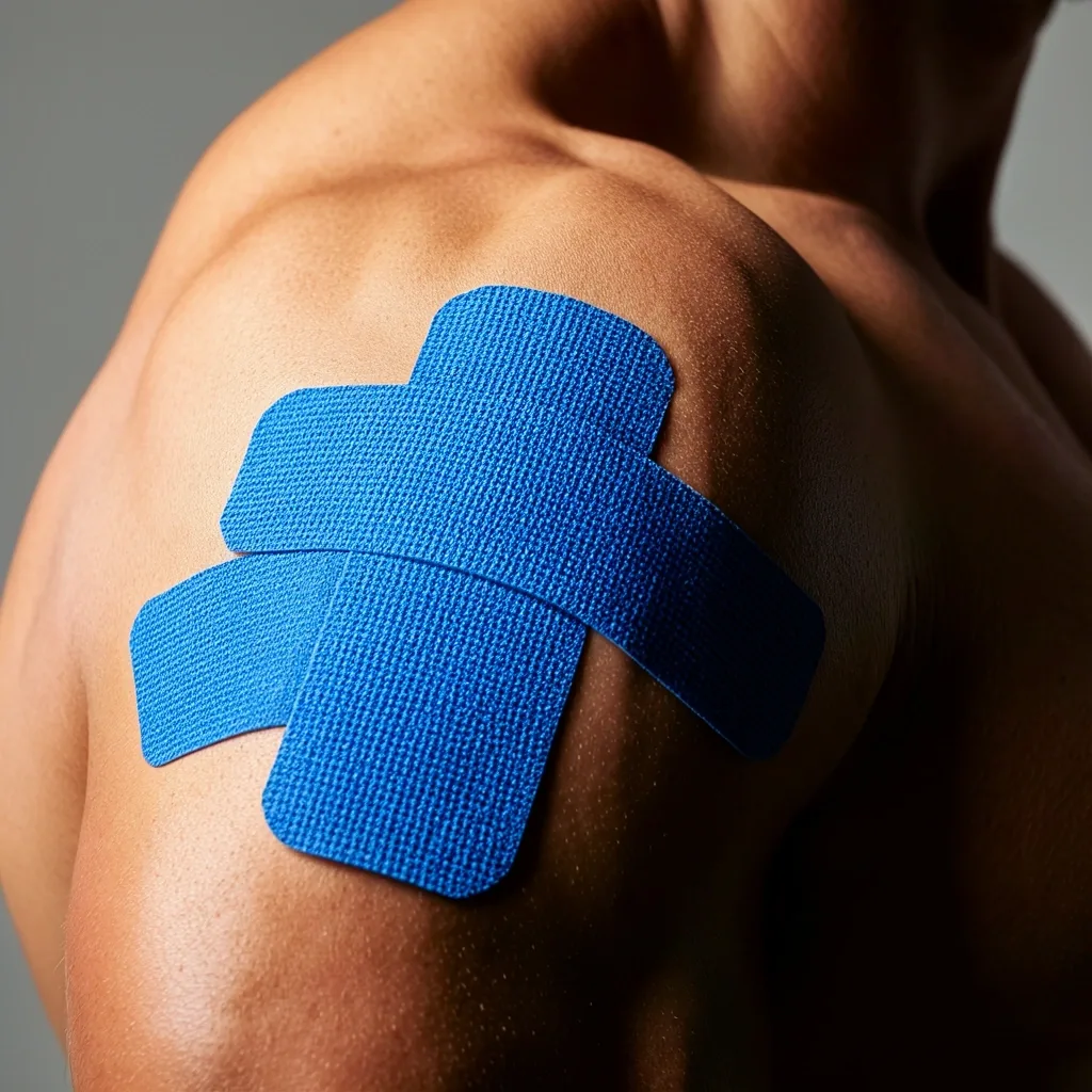 Kinesiology tape application